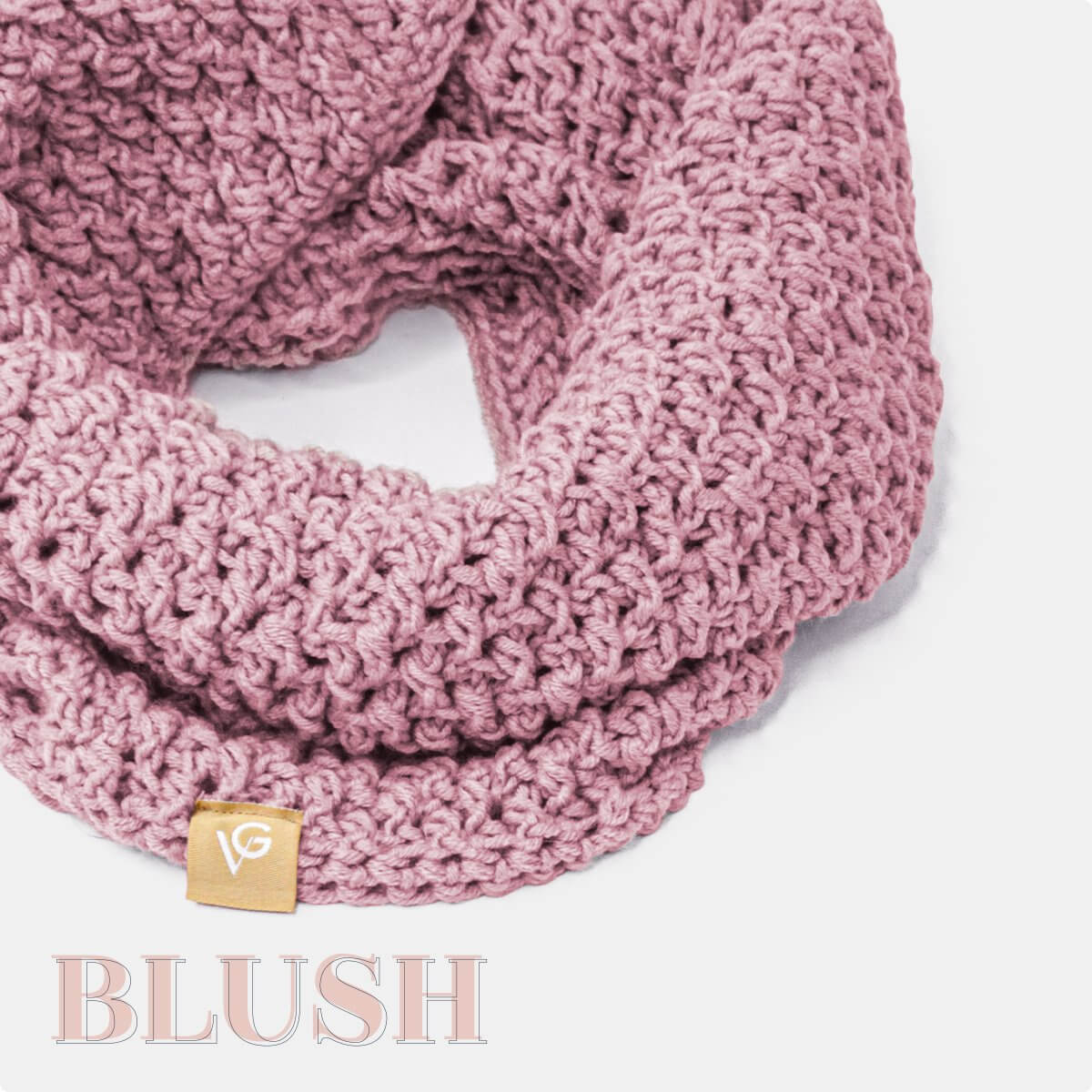 Blush pink Handcrafted Human Snoods and Dog Matching Snood on woman & medium dog.
