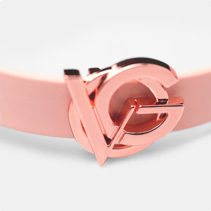 Valgray Premium Dog Collar - Close Up Rose Gold Colour Plated VG