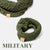 Military green Handcrafted Human and Dog Matching Snood Set.