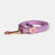 Valgray Splash Proof Dog Leash, Lilac & Rose Gold, Extra Small to Small