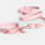 Stylish Blush and Rose Gold Dog Collar and Leash Set From Valgray For Dogs