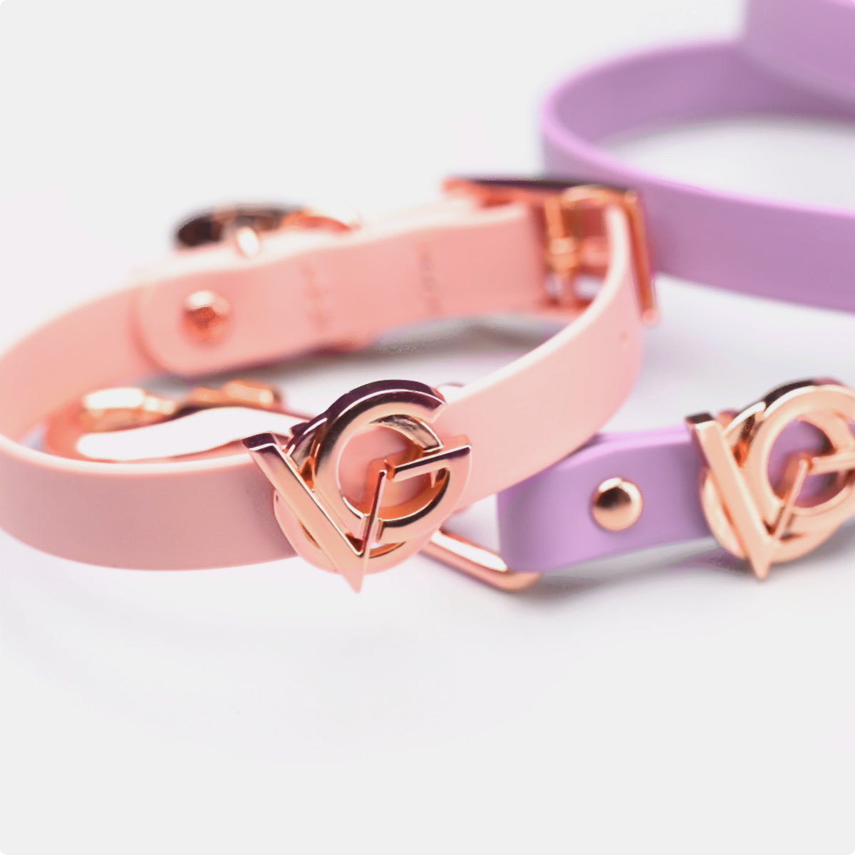 ACE Designer Dog Collar and Lead set in Rose Gold by ™ in British Dog  Collar Collection, Designer Dog Collars and Leads